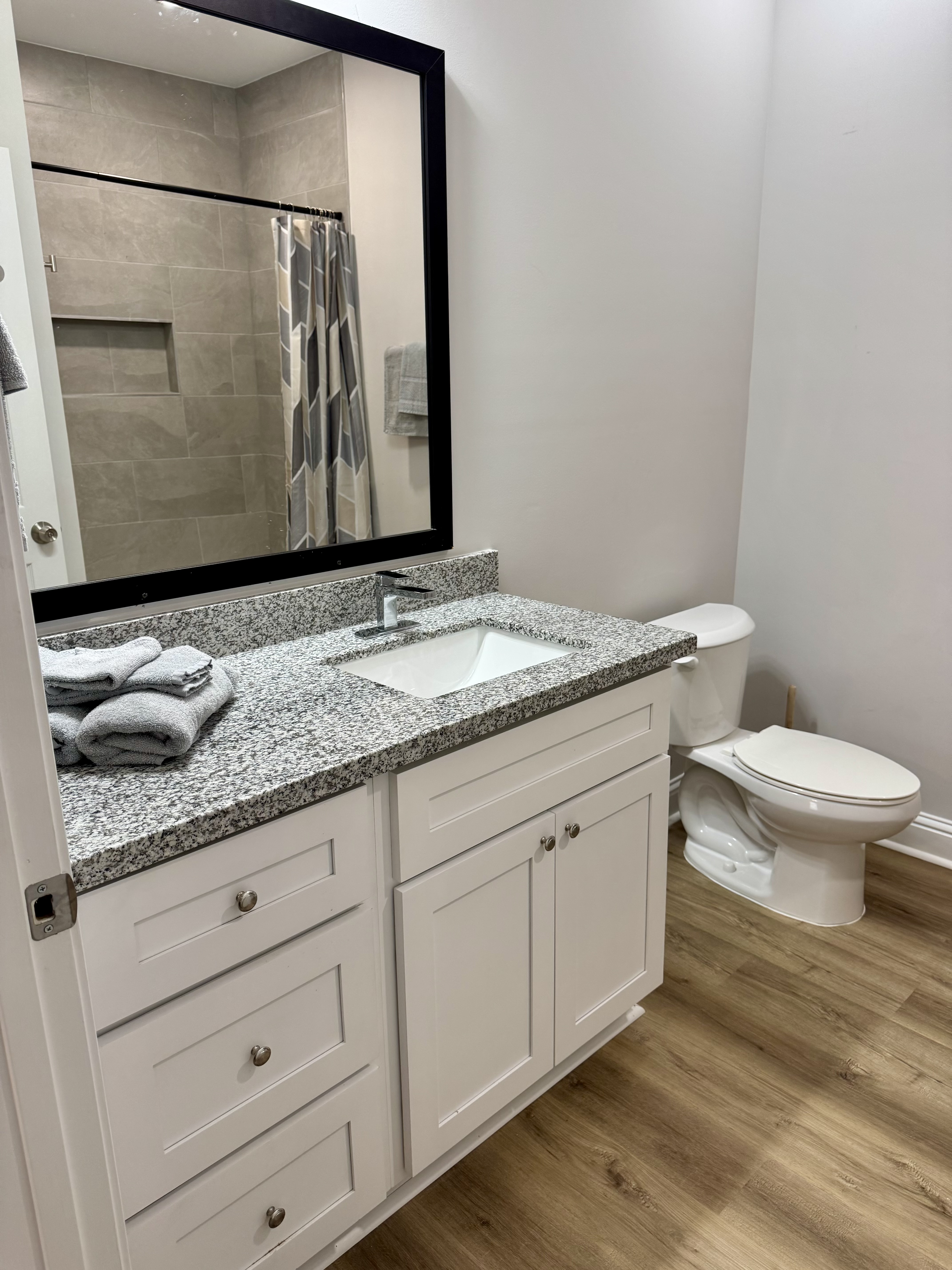 Bathroom with granite